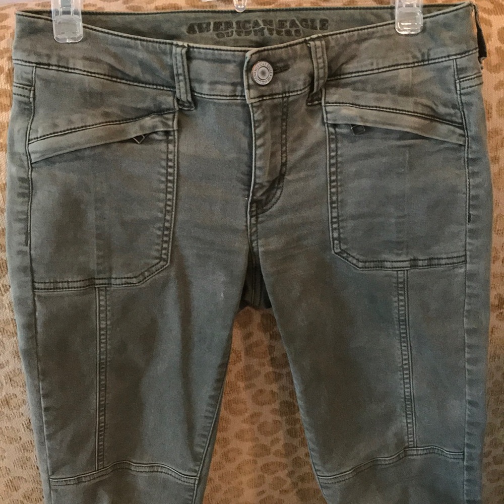 AEO Olive Green Jeggings